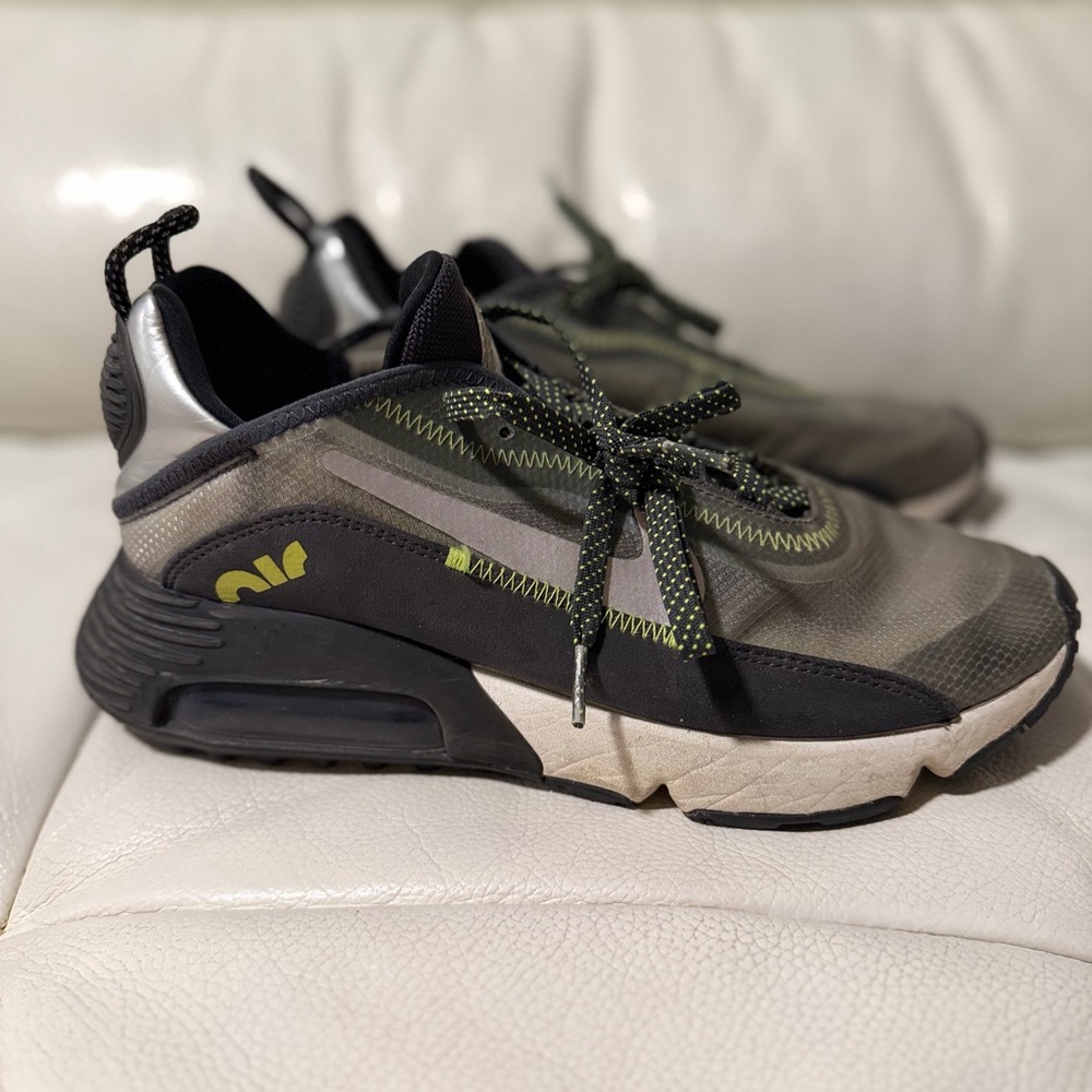Nike Black and Olive Sneakers